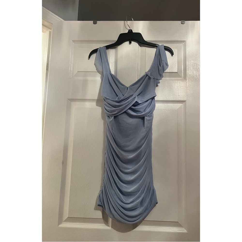 Ruched Mini Dress - M